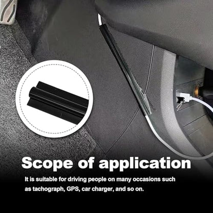 4pcs Cover Line Sleeve Cable Organizers Concealed Wire, USB Video Audio Network Cables Sleeve Organizer, Auto Flexible Line Cable Organizers Split Sleeves for USB, Automotive Power Cord Cover