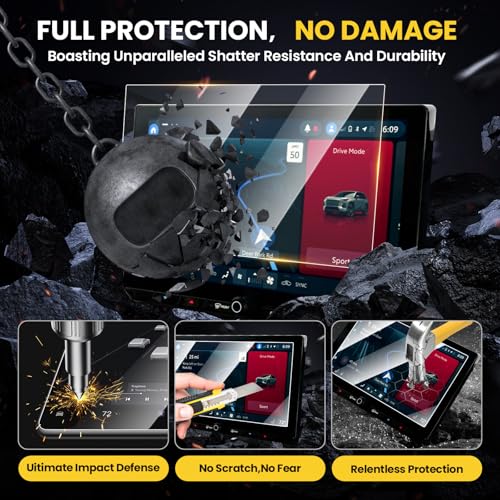 Karltys Screen Protector for 2026 Toyota RAV4 10.5 Inch [No Glare & Fingerprint] Tempered Glass 2026 Toyota RAV4 (LE/SE/XLE Premium/Woodland) Accessories (Not for 12.9 inch) - size: 10.5"Toyota RAV4 2026