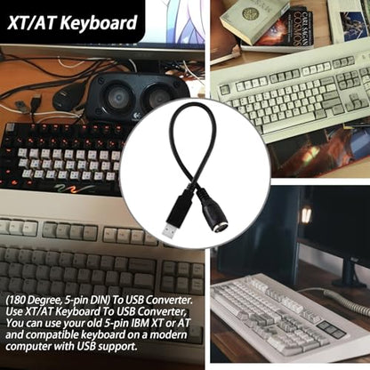 XTPTFABS 5Pin DIN to USB Converter(Soarer's Converter),Plug-and-Play,1Pc
