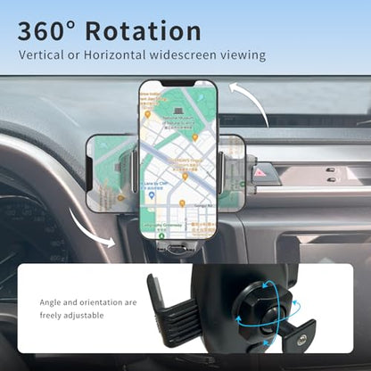 Car Phone Mount for Toyota RAV4 2013–2018,Vehicle-Specific Base Dashboard Phone Holder,Upgraded Metal Ball Joint for Stronger Support, 360° Rotating Magnetic Car Phone Mount,Toyota RAV4 Accessories