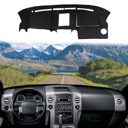 Dashboard Cover Suitable for Ford F150 2004 2005 2006 2007 2008 Car Dashboard Cover Sun Visor Mat Non-Slip Polyester Dashboard Accessories - size: 2004-2008 For Ford F150
