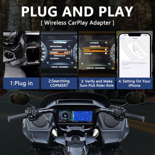 Bypass Motorcycle Wireless CarPlay Bluetooth Headset Adapter - color: Silvery