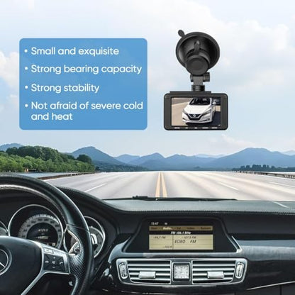 Dash Cam Mount, Suction Cup Mount, Windshield Suction Cup Mounting Bracket, Suitable for R2-4K and R2-4K PRO Dash Cam Models