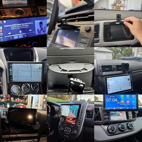 CD Slot Mount for Carplay Screen 17mm Ball for Garmin GPS/Phones