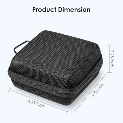FINPAC Charger Case for MacBook, Small Electronic Organizer Pouch Bag - color: Hardshell Case/ Black