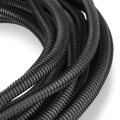 Dog Cat Cord Protector, Chew Proof Cable Protector 30ft-Black