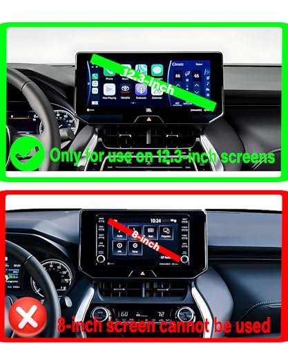 Car Phone Mount for Toyota Venza 2021 2022 2023 2024 9" Screen Accessories - size: fit for Toyota Venza 2021-2024 (12.3 Inch Screen)