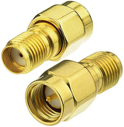 Superbat RF coaxial SMA Male to SMA Female Bulkhead RG174 3ft Cable + 3pcs RF Coax SMA Adapter Kit for SDR Equipment Antenna Ham Radio,3G 4G LTE Antenna,ADS-B,GPS and etc - size: 1M/3.28FT RG174