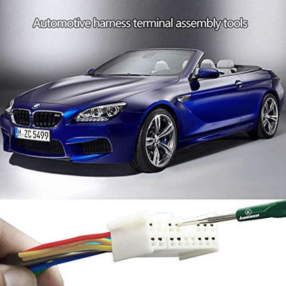 Terminal Tools, 5pcs/Set DIY Alloy Automotive Wire Harness Pin Removal Tool Plug Pin Removal Dismount Kit