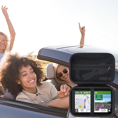 GPS Case for 6-7 Inch Car GPS Navigator, Compatible with DriveSmart 71/76/66 dezl OTR610/620/720/710/700 RV 795/Cam 795/785/780 - size: GPS Case for 6-7 Inch