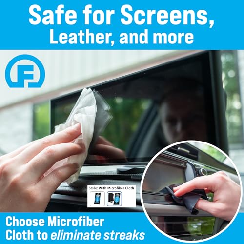 Fortress Car Interior Cleaner Wipes (25 ct.) Travel Size - style: No Microfiber Cloth
