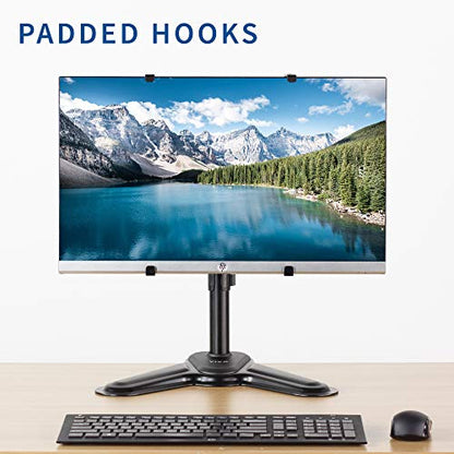 VIVO Universal Adapter VESA Mount Kit for 20 to 32 inch Flat and Curved Monitor Screens, 100x100mm Mounting Bracket, Black, MOUNT-UVM01