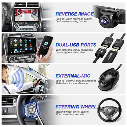 for Toyota Camry 2012 2013 2014 Radio Stereo Wireless Carplay Auto - color: 4GBRAM+64GBROM
