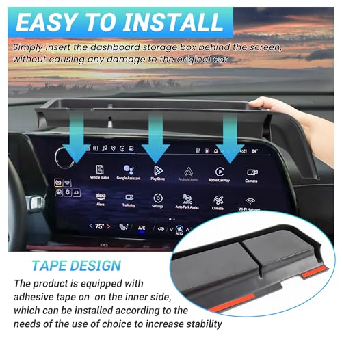 Dashboard Tray for 2024-2027 Chevy Traverse Accessories