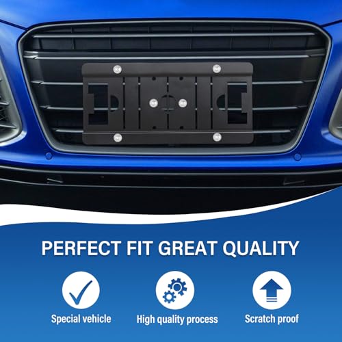 No Drill License Plate Bracket Fits BMW 2/3/4/5/6 Series, X3/X5