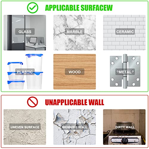 60 Pcs Double Sided Adhesive Pads for Mounting Square Round Sticky Tape Clear Self Adhesive Gel Mounting Pads Waterproof Removable Sticky Gel Transparent for DIY Craft, Home Office Poster, Carpet, Rug