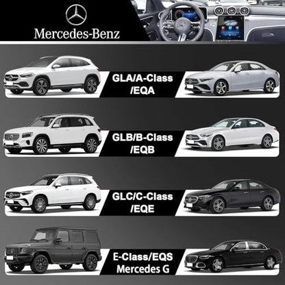 MagSafe Car Mount for Mercedes-Benz, Round Air Vent Holder with Strong Magnet, Compatible with Mercedes Benz GLC, C, E, B, A-Class, GLC/GLB/GLA/Sprinter, Mercedes Benz Accessories