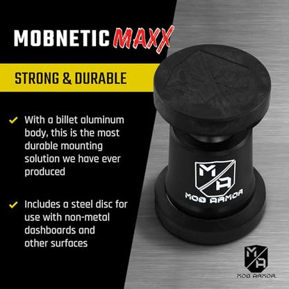 Mob Armor MobNetic Maxx Magnetic Car Phone Holder Mount, Gunmetal - color: Gunmetal