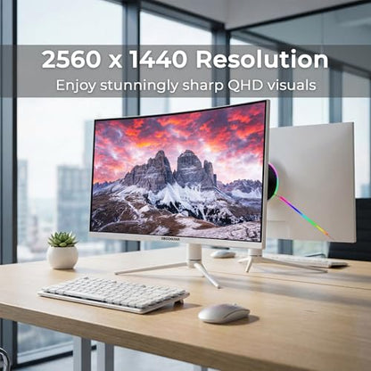 Deco Gear 39 Curved Ultrawide Gaming Monitor, 2560 x 1440, HDR400, 165 Hz, 99% sRGB, HDMI 2.0, DP 1.4 Limited White Edition - Exclusive - size: 39 Inch
