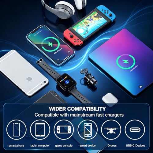 78W 4 Port 12V USB Outlet Car Charger,Dual PD & QC Multiple USB Port for Car, USB C Cigarette Lighter Replacement 12 Volt Socket with Voltmeter Waterproof for Marine Boat Motorcycle RV
