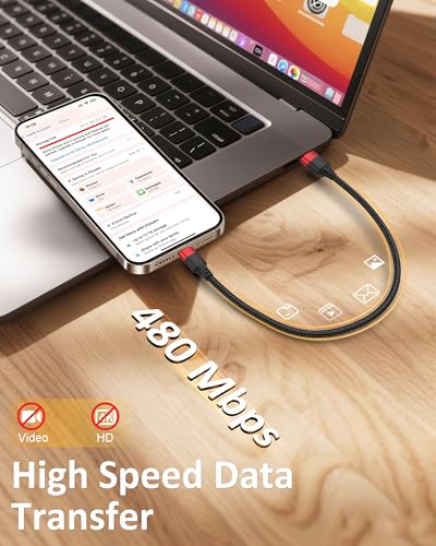 Bkduice 2Pack 6 inch Short USB C Cable Fast Charging - size: 6 inch