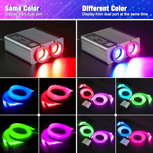 32W Starlight Headliner Kit, Star Lights for Car Roof&Home Decoration, Fiber Cable 1000pcs*0.03in*13.1ft RGBW Star Light Headliner with Bluetooth APP/Remote Control/Music Mode - size: 1000pcs*0.03in*13.1ft