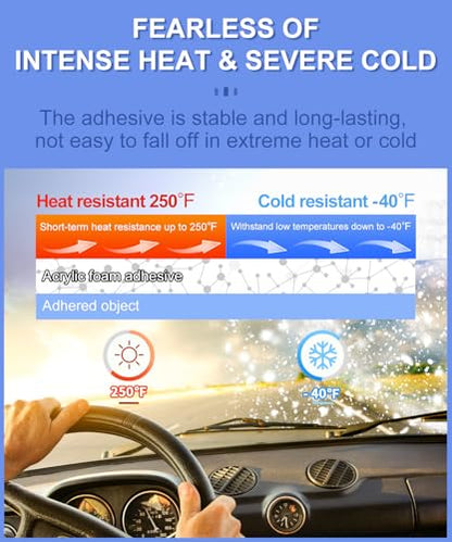 PHIXBEAR Double Sided Tape Heat Resistant Heavy Duty, 48 Pcs Adhesive Pads - size: 48Pcs RD 1.18"x1.18"