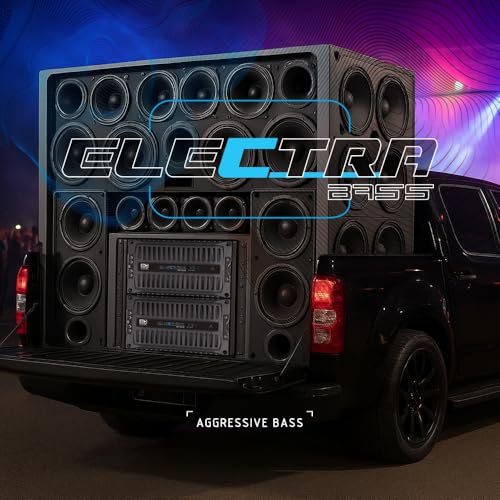 Banda Audioparts Electra 10K 1-Ohm Monoblock Car Amplifier, Class D High Power Bass Amplifier, 10000W RMS @ 12.6V, Aluminum Chassis, Adjustable Bass Boost, Subwoofer Car Audio Amp