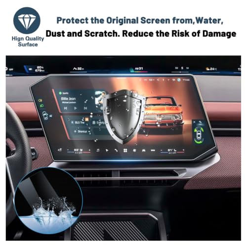 Ruiya Screen Protector for 2027+ BMW iX3 17.9" Display Plastic Nano Films Compatible with 2027 BMW iX3 40 sDrive / iX3 50 xDrive All Trims 2027 BMW iX3 Accessories(2Packs) - color: 2PCS Nano Films