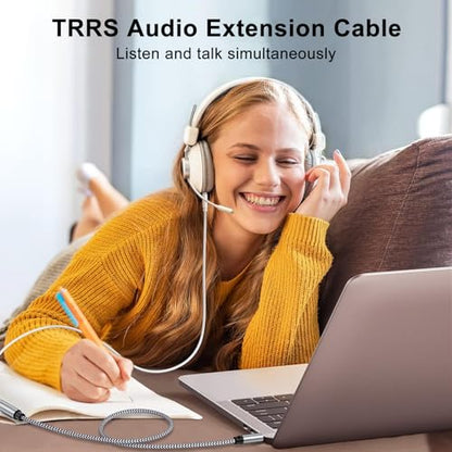 Headphone Extension Cable 6FT 3.5mm Male to Female Aux Jack Extender Cord