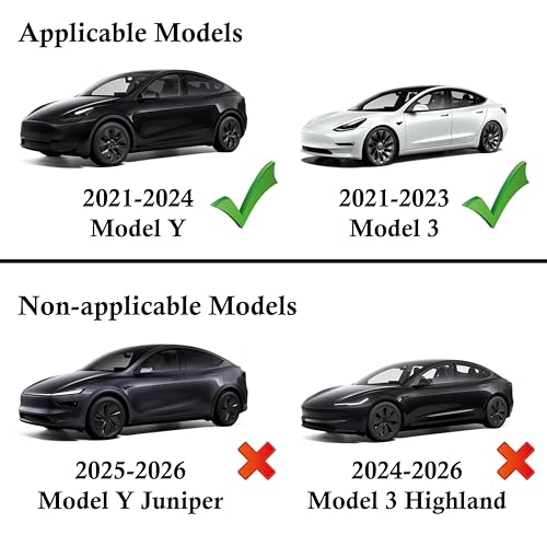 USB Hub Charger for Tesla Model 3 2021-23 & Model Y 2021-24 with Two Cable - color: Model Y 21-24 & Model 3 21-23