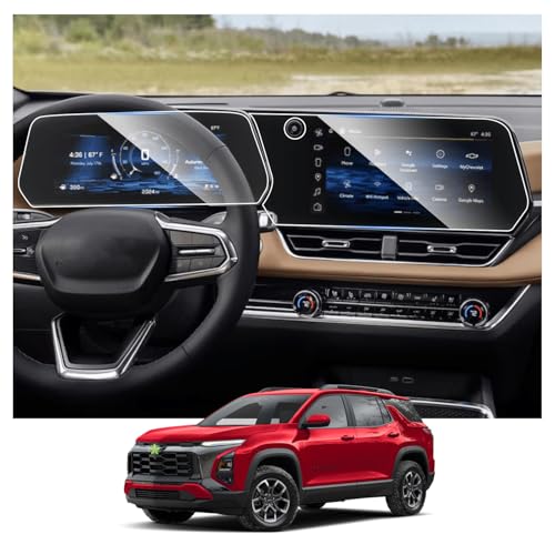 2025 2026 Equinox Screen Protector for 2026 Chevy Equinox 11" Dashboard & 11.3" GPS Display Touch,9HD Anti-glare Scratch Tempered Glass Compatible with 2025 2026 Chevy Equinox LT/RS/ACTIV Accessories - color: 2025-2026 Chevy Equinox 11-inch & 11.3-inch