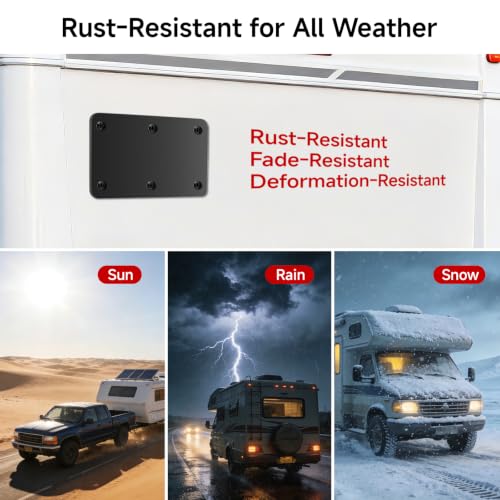 Metal Plate for Wireless Magnetic Backup Camera Mounting Base