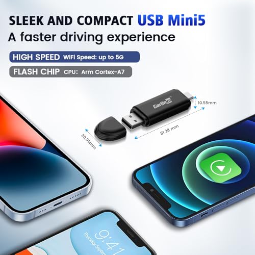 Carlinkit MINI SE Wireless CarPlay Adapter (Color Black)