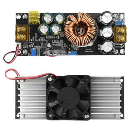 1800W DC Boost Converter,Aideepen 40A 14V-85V to 14-120V Boost Converter Voltage Regulator Car Step-up Power Supply Module DC Adjustable Voltage Converter