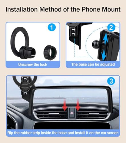 Car Phone Mount for Honda CR-V 2017-2022, Fits 5/7-Inch Touchscreen Only, for MagSafe Magnetic Car Phone Holder Screen Fixed Clip, Honda CR-V Accessories - size: for Honda HR-V 5/7-Inch Screen