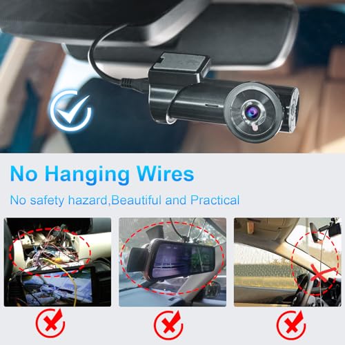 DashCam Power Adapter for Hyundai, Kia & Genesis with 12-Pin Lane Keeping Assist Port (Model C)– Hidden Cable Kit for GPS Radar Mirror Camera, Plug & Play,Connector Located on the Side of the Module - style: 12-Pin connector is located on the side
