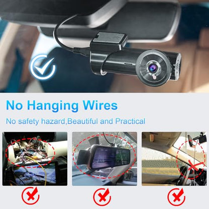 DashCam Power Adapter for Hyundai, Kia & Genesis with 12-Pin Lane Keeping Assist Port (Model B)– Hidden Cable Kit for GPS Radar Mirror Camera, Plug & Play,Connector Located on the Front of the Module - style: 12-Pin connector is located on the front