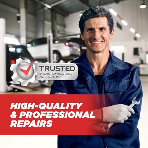 Urethane Windshield Adhesive - Quick Curing & Weather Resistant Auto Glass Adhesive, Vertical & Overhead Application, Windshield Repair Kit with Gloves, Applicator Tip & Cartridge - 310ml Black