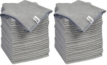 Rubbermaid Microfiber Cloth Towels 14"x14" Non-Scratch Reusable/Washable for Cleaning/Wiping/Polishing for Home/Kitchen/Car,(Pack of 48) - size: 48-Pack