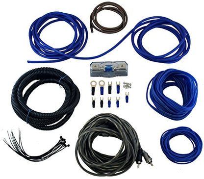 10 Gauge Amp Wiring Kit 600 Watt Amplifier Install Kit - Harmony Audio