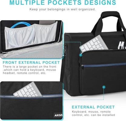AKOZLIN 24 inch Monitor Carrying Case, Padded Monitor Bag, TV Travel Case - size: For 19"- 24" Screen