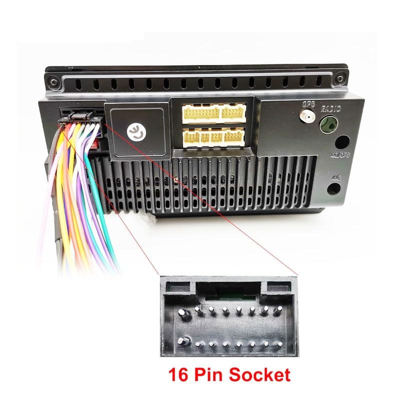 16 Pin Car Radio Stereo Power Harness Loom Wire for Nissan Altima Juke Teana Sunny Subaru Forester Adapter w/Radio Antenna Adapter for Aftermarket Android Radio GPS NAVI