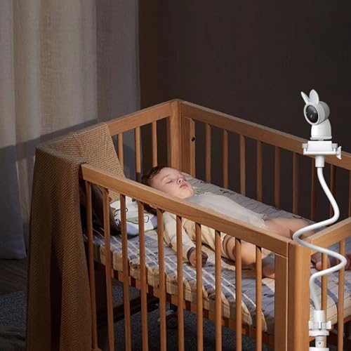 Baby Cameras Mount Flexible Baby Monitor Holder Stand Shelf Only Compatible with ARENTI 2K Alnanny A4 Baby Monitor,Any Baby Cameras with 1/4" Screw Stan(33.7 inch/Camera Not Included) - size: 33.3" for ARENTI