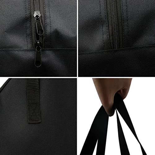 Round Cable Organizer Bag - Heavy Duty Water Resistant Cable Management Storage Bag - Perfect for Jumper Cables, RV Sewer Pipe, EV Charging Cord Storage, Camper and Garden Hoses