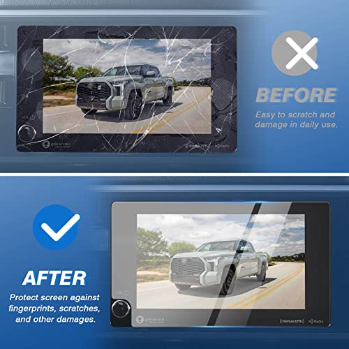 Karltys [Upgrade 2 Pack Screen Protector for 2022~2026 Toyota Tacoma / 2025-2026 Toyota 4Runner 8-Inch [No Glare & Fingerprint] Tempered Glass Toyota acoma Accessories - size: 8 Inch Toyota Tundra 2022~2025/Sequoia SR5