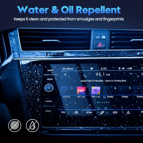 Karltys 2PCS Screen Protector for 2018-2024 VW Volkswagen Tiguan/Atlas - color: For VW Tiguan/Atlas
