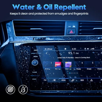 Karltys 2PCS Screen Protector for 2018-2024 VW Volkswagen Tiguan/Atlas - color: For VW Tiguan/Atlas