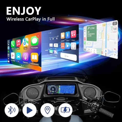 Bypass Motorcycle Wireless CarPlay Bluetooth Headset Adapter - color: Black