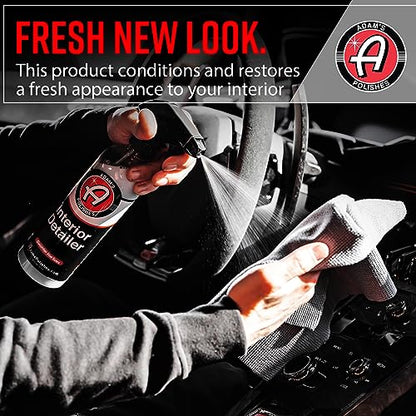 Adam's Polishes Interior Detailer 16 fl. oz (Cucumber Aloe) - Total Car Interior Cleaner, Protectant & Dressing | All Purpose Cleaner & Leather Conditioner | Vinyl, Dashboard, Screen, Seat Cleaner - size: 16 fl. oz